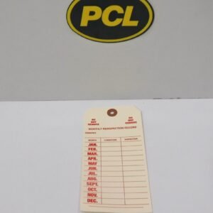01-00098 Monthly Inspection Tag