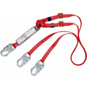 03-00294 Adjustable Double Leg SAB Snap-Scaffold Lanyard