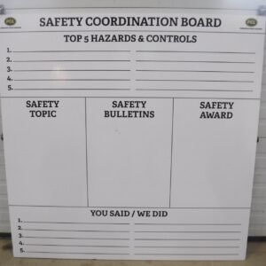 04-00090 Safety Coordination Board 4'x4'