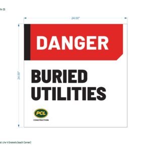 Danger - Buried Utilities